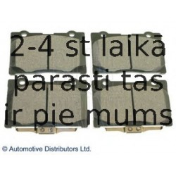 Комплект тормозных колодок, дисковый тормоз BLUE PRINT ADH24277