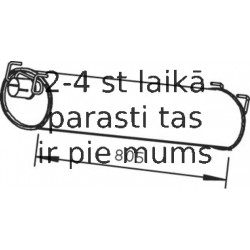 Vidējais izpl. gāzu trokšņa slāpētājs DINEX 28408