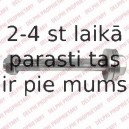 Болт крепления, рычаг DELPHI TD767W