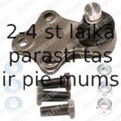 Balst-/Virzošais šarnīrs DELPHI TC960