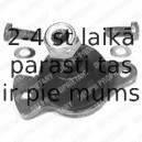 Balst-/Virzošais šarnīrs DELPHI TC298