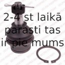 Balst-/Virzošais šarnīrs DELPHI TC2557