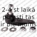 Balst-/Virzošais šarnīrs DELPHI TC2233