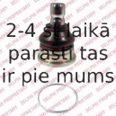 Balst-/Virzošais šarnīrs DELPHI TC1899