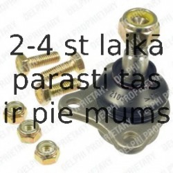 Balst-/Virzošais šarnīrs DELPHI TC1010