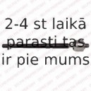 Aksiālais šarnīrs, Stūres šķērsstiepnis DELPHI TA2781