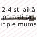 Aksiālais šarnīrs, Stūres šķērsstiepnis DELPHI TA2505