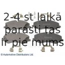 Комплект тормозных колодок, дисковый тормоз BLUE PRINT ADJ134204