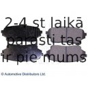 Комплект тормозных колодок, дисковый тормоз BLUE PRINT ADK84233