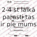 Piederumu komplekts, Bremžu loki DELPHI LY1359