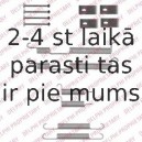 Piederumu komplekts, Bremžu loki DELPHI LY1355