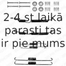 Piederumu komplekts, Bremžu loki DELPHI LY1309