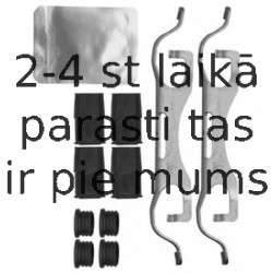 Piederumu komplekts, Disku bremžu uzlikas DELPHI LX0638