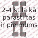 Piederumu komplekts, Disku bremžu uzlikas DELPHI LX0478