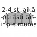 Комплект тормозных колодок, дисковый тормоз DELPHI LP3158