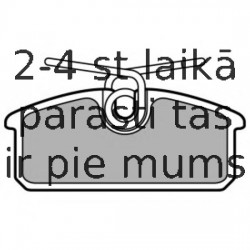 Комплект тормозных колодок, дисковый тормоз DELPHI LP3150