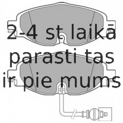 Комплект тормозных колодок, дисковый тормоз DELPHI LP2698