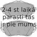 Комплект тормозных колодок, дисковый тормоз DELPHI LP2691