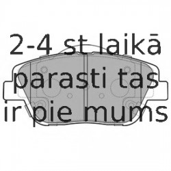 Комплект тормозных колодок, дисковый тормоз DELPHI LP2688