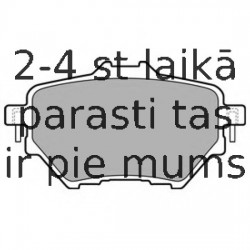 Комплект тормозных колодок, дисковый тормоз DELPHI LP2505