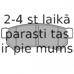 Комплект тормозных колодок, дисковый тормоз DELPHI LP2502