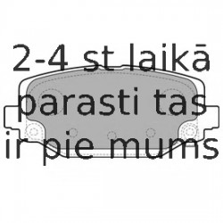 Комплект тормозных колодок, дисковый тормоз DELPHI LP2499