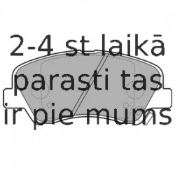 Комплект тормозных колодок, дисковый тормоз DELPHI LP2497