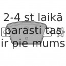 Комплект тормозных колодок, дисковый тормоз DELPHI LP2486