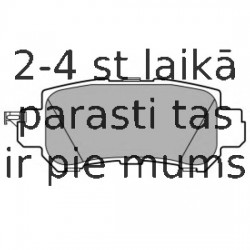 Комплект тормозных колодок, дисковый тормоз DELPHI LP2482