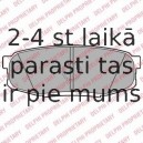 Комплект тормозных колодок, дисковый тормоз DELPHI LP2154