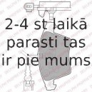 Комплект тормозных колодок, дисковый тормоз DELPHI LP1913