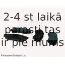 Комплект тормозных колодок, дисковый тормоз BLUE PRINT ADM54286