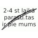 Stikla tīrītāja slotiņa BOSCH 3 397 011 654