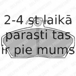 Комплект тормозных колодок, дисковый тормоз DELPHI LP911