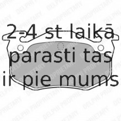 Комплект тормозных колодок, дисковый тормоз DELPHI LP699