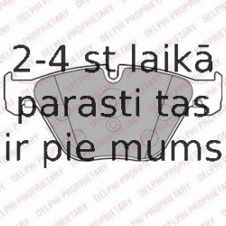 Комплект тормозных колодок, дисковый тормоз DELPHI LP2245