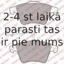 Комплект тормозных колодок, дисковый тормоз DELPHI LP1950