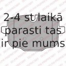 Комплект тормозных колодок, дисковый тормоз DELPHI LP2246