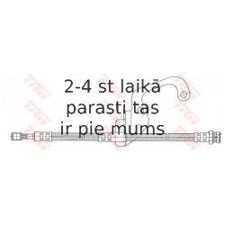 Bremžu šļūtene TRW PHD628