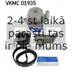 Ūdenssūknis + Zobsiksnas komplekts SKF VKMC 01935