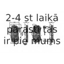 Bremžu uzliku kompl., Disku bremzes SPIDAN 30195