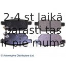 Комплект тормозных колодок, дисковый тормоз BLUE PRINT ADT342167