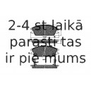 Bremžu uzliku kompl., Disku bremzes SPIDAN 30988