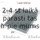 Фильтр, воздух во внутренном пространстве VALEO 698768