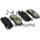 Комплект тормозных колодок, дисковый тормоз HERTH+BUSS JAKOPARTS J3610906