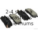 Комплект тормозных колодок, дисковый тормоз HERTH+BUSS JAKOPARTS J3610906
