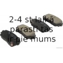 Комплект тормозных колодок, дисковый тормоз HERTH+BUSS JAKOPARTS J3600341