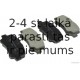 Комплект тормозных колодок, дисковый тормоз HERTH+BUSS JAKOPARTS J3608018