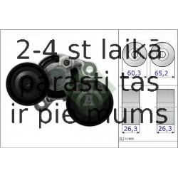 Spriegotājsvira, Ķīļrievu siksna INA 534 0482 10