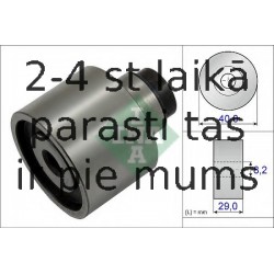 Паразитный / Ведущий ролик, зубчатый ремень INA 532 0623 10